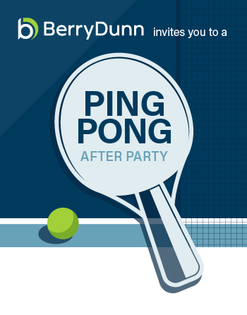 BerryDunn Ping Pong After Party